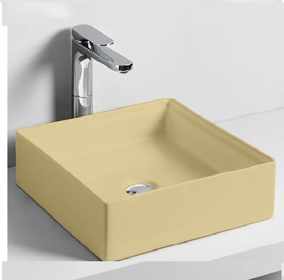 Раковина Artceram Scalino накладная без отверстий  цвет Zync yellow SCL001 12 00