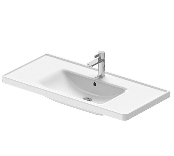 Duravit Раковина, No.1, шгв 1005*480*170, отверстия для смесителя-1, WonderGliss, цвет белый 23671000001