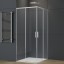 Vincea Душевой уголок Софт 2 (Soft 2) VSS-3SO2800CL, 800*800, хром, стекло прозрачное