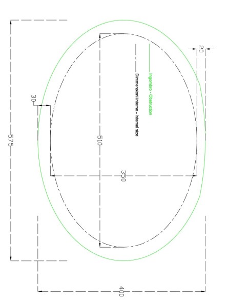 Hidra Lavabi, подстольная овальная раковина 57,5x40x21,5h см, цвет белый глянцевый