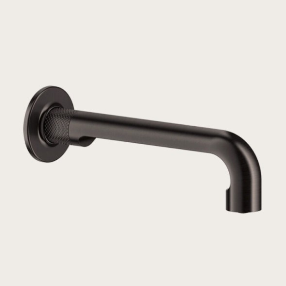 Gessi Излив, Inciso, для рвковины, цвет Черный брашированный металл  58100#707