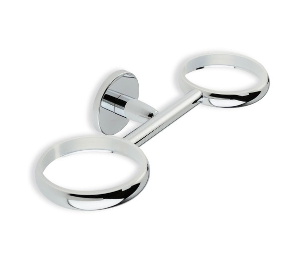 Stil Haus Liz, настенный держатель двойной для мыльницы/дозатора/стакана, цвет хром