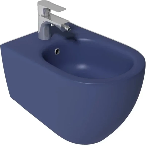 Биде ISVEA Infinity подвесной ШГВ 365*530*400 цвет синий матовый 10NF41001-2Z