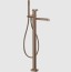 Gessi Смеситель для ванны и душа, Anello, напольный, цвет медь матовая  63328#708