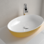 Villeroy&amp;Boch Раковина, Artis, шгв 610*410*130, отверстия для смесителя-отсутствуют, цвет снаружи/внутри-Coal Black/белый 419861BCT8