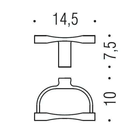 Держатель туалетной бумаги COLOMBO DESIGN LUNA B0108 без крышки цвет хром
