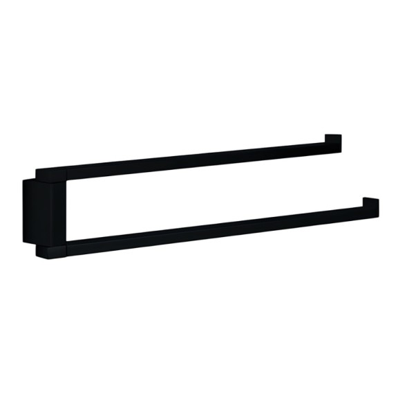 Полотенцедержатель COLOMBO DESIGN MINI Q B5012.NM двойной цвет черный матовый