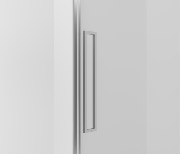 Vincea Душевая дверь Слим-Н (Slim-N) VDP-4SN100CLB, черный матовый, стекло прозрачное