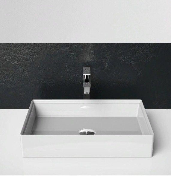 Раковина Artceram Scalino накладная без отверстий  цвет белый  SCL002 01 00