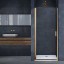 Vincea Душевая дверь Альфа (Alpha) VDP-3AL800CLG , брашированное золото, стекло прозрачное