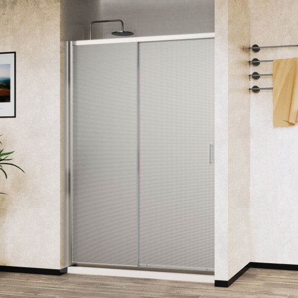 Vincea Душевая дверь Сити (City) VDS-5CT140MT, 1400, хром, стекло текстурное