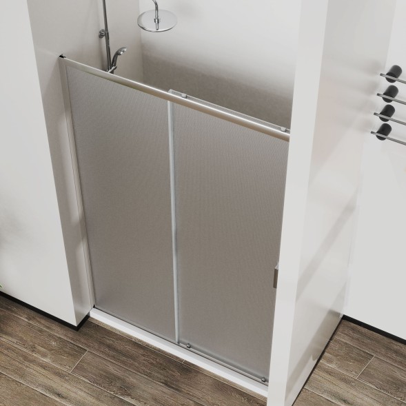 Vincea Душевая дверь Сити (City) VDS-5CT140MT, 1400, хром, стекло текстурное