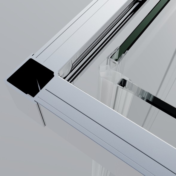 Vincea Душевой уголок Софт 2 (Soft 2) VSS-3SO2900CL, 900*900, хром, стекло прозрачное
