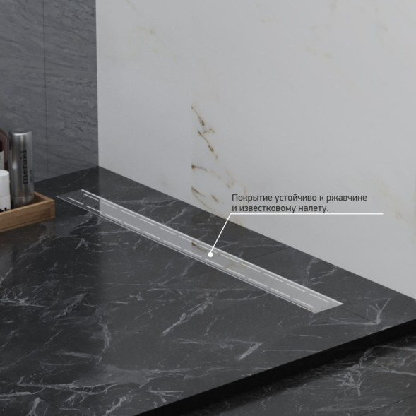 Paini Душевой лоток Line 650 мм D40, глянец