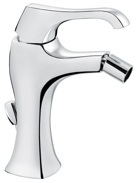 Emmevi Ares, однорычажный смеситель для биде с донным клапаном, цвет брашированное золото 76004/ORS