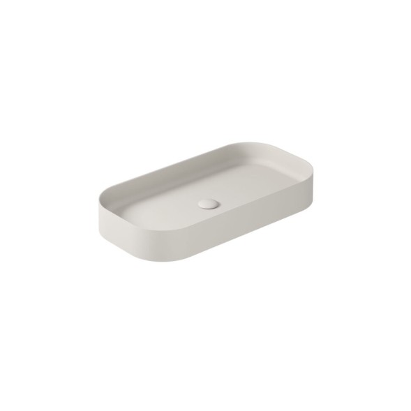 Раковина GALASSIA SMART B 7409 SA накладная без отверстий без перелива цвет песочный