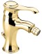 Emmevi Tiffany, однорычажный смеситель для биде с донным клапаном, цвет золото 6004/OR