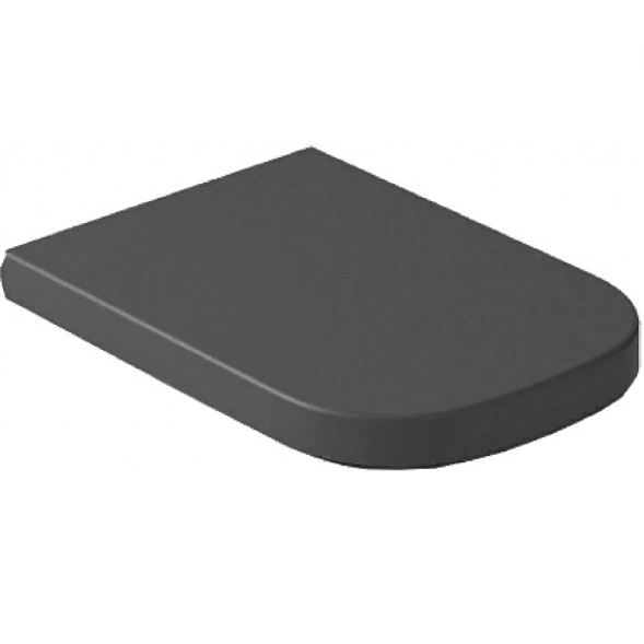 Сиденье с крышкой GALASSIA Meg11 PRO 5478 NEMT с микролифтом быстросъемное тонкое цвет черный матовый