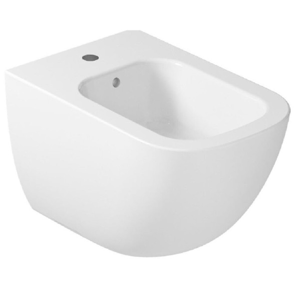 Биде GALASSIA PLUS DESIGN 6112 подвесное с одним отверстием цвет белый глянцевый