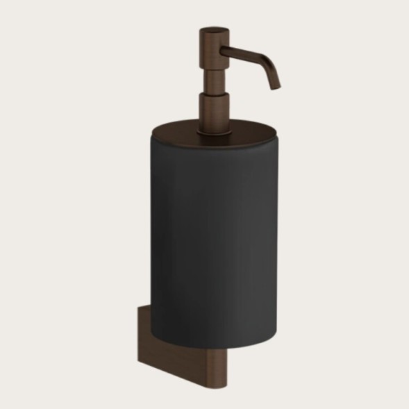 Gessi Дозатор для жидкого мыла, Origini, шгв 75*127*229, цвет дозатора черный брашированный металл#чёрный  66414#707