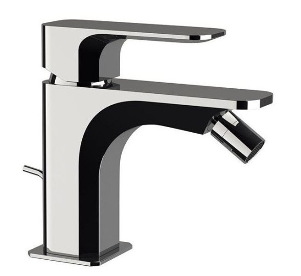 Daniel Tiara, однорычажный смеситель для биде с донным клапаном, цвет графит