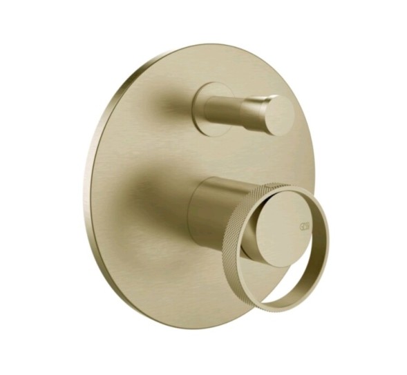 Gessi Смеситель для душа, Anello, на 2 потребителя, цвет Латунь матовая  63377#727