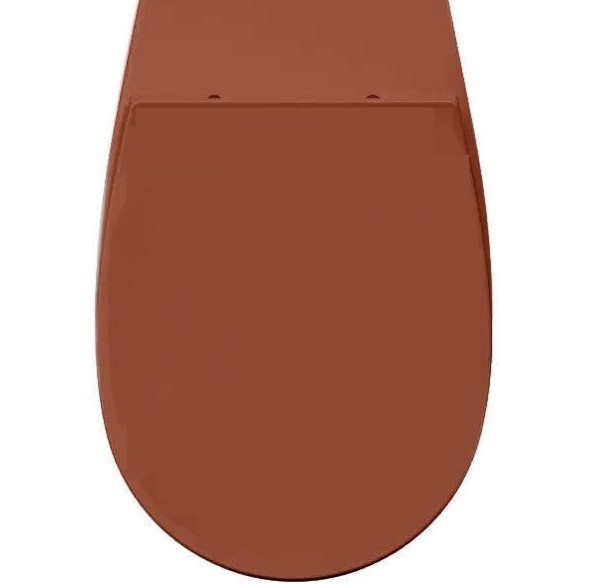 Сиденье для унитаза ISVEA Sentimenti Neo 40D10 с крышкой цвет терракотовый матовый 40D10548I