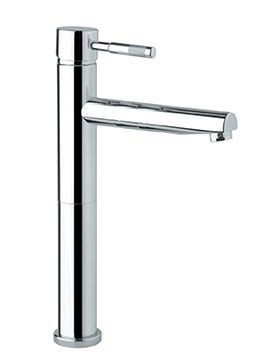 Fiore Xenon, высокий однорычажный смеситель для раковины с донным клапаном, цвет хром