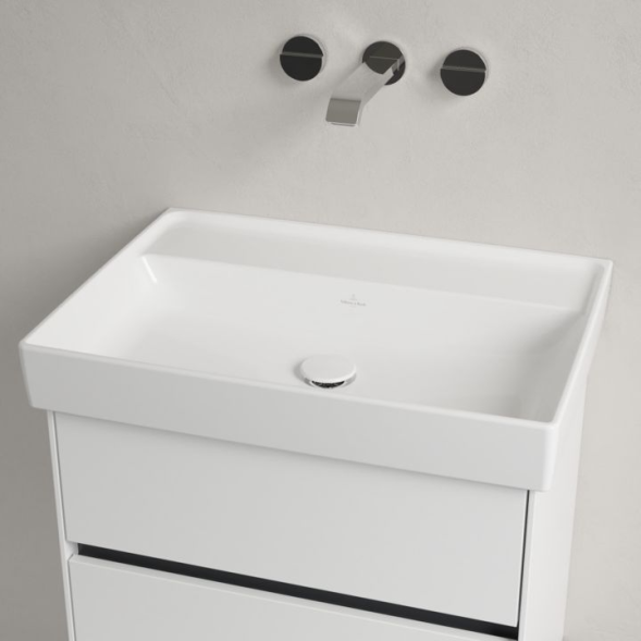 Villeroy&amp;Boch Раковина, Collaro, шгв 650*470*160, отверстия для смесителя-1 сквозное, 2 промаркированных, цвет-альпийский белый 4A336601