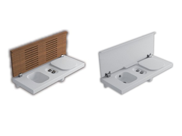 Модуль HATRIA G-FULL YXJQ01 подвесной унитаз и биде цвет белый