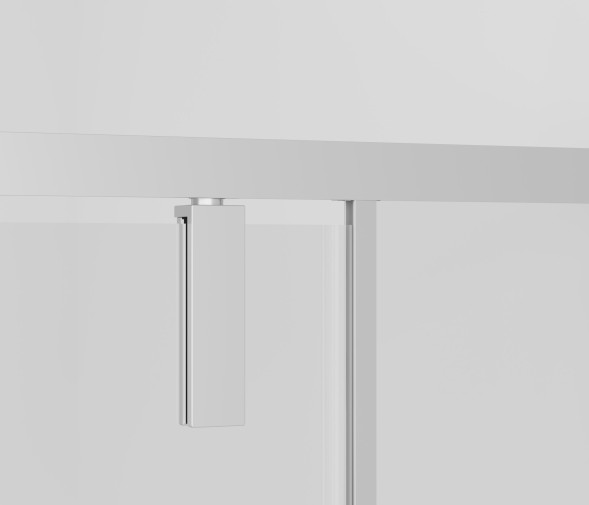 Vincea Душевая дверь Слим-Н (Slim-N) VDP-4SN120CLB, черный матовый, стекло прозрачное