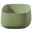 Раковина Artceram Cognac Quadro накладная без отверстий  цвет green salvia COL006 44 00