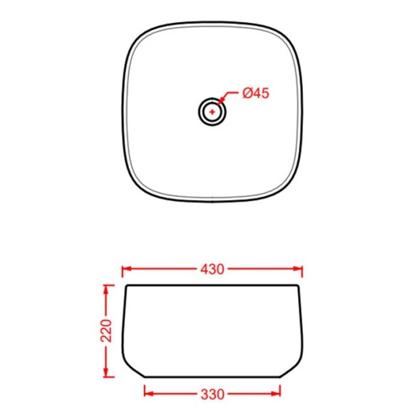 Раковина Artceram Cognac Quadro накладная без отверстий  цвет green salvia COL006 44 00