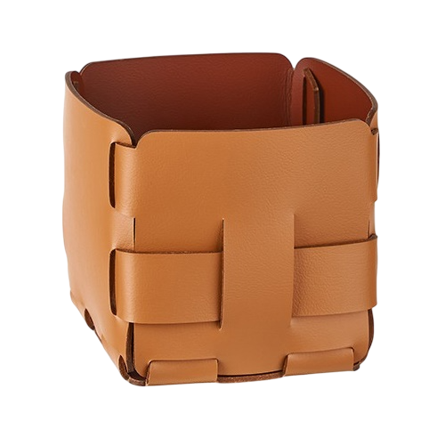 Корзинка COLOMBO DESIGN ADJ 1013.09/30 настольная цвет коньяк/бордо