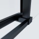 Vincea Душевой уголок Софт 2 (Soft 2) VSS-3SO2800CLB, 800*800, черный, стекло прозрачное