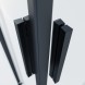 Vincea Душевой уголок Софт 2 (Soft 2) VSS-3SO2800CLB, 800*800, черный, стекло прозрачное