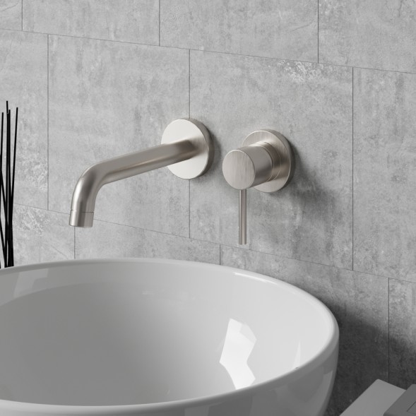 Paini 78PW208 Смеситель для раковины Кокс встраиваемый, брашированный никель