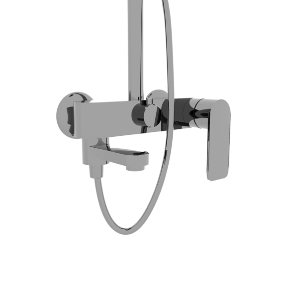 Paini P4CR687D250F3D110 Viva Style Душевая система без термоcтата, поворотный излив, хром