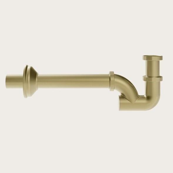 Gessi Сифон, Technical Accessories, для биде, округлый, 1 1#4", цвет черный матовый  01375#299