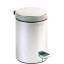 NOFER Ведро для мусора с педалью 12 л. нерж. сталь  09100.12.S матовый