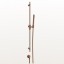 Gessi Душевой гарнитур, Habito Unito, 23, цвет черный брашированный металл  70042#707