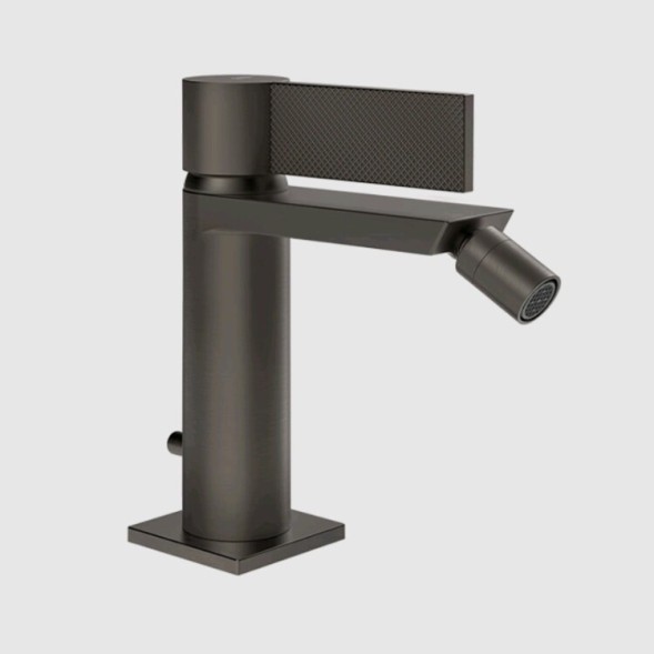Gessi Смеситель для биде, Inverso Diamantato, цвет Черный брашированный металл  73607#707