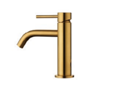 Смеситель для раковины, Fima Carlo Frattini, Spillo Up, цвет-брашированное золото F3031XSOS