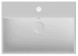Раковина ISVEA Purita 60 см накладная с отверстием под смеситель глазированная задняя сторона цвет белый 10PL50060