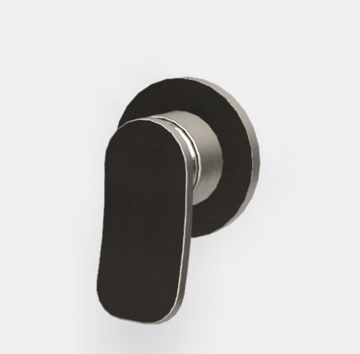 Смеситель для душа, Fima Carlo Frattini, Flo', на 1 потребитель, цвет-никель брашированный F3803N1/SN