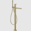 Gessi Смеситель для ванны и душа, Ingranaggio, напольный, цвет Латунь матовая  63528#727