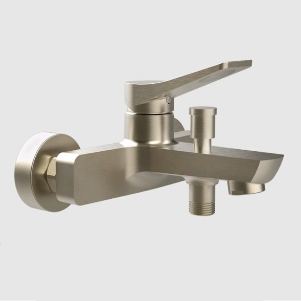 Gessi Смеситель для ванны и душа, Rilievo, цвет Никель матовый 59013#149