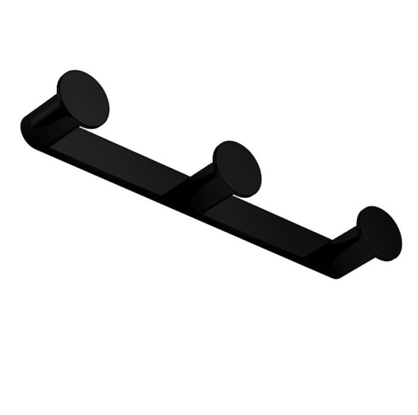 Крючок COLOMBO DESIGN MINI CD117.NM тройной цвет черный матовый