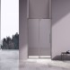 Vincea Душевая дверь Слим-Н (Slim-N) VDP-4SN100CLGM, вороненая сталь, стекло прозрачное