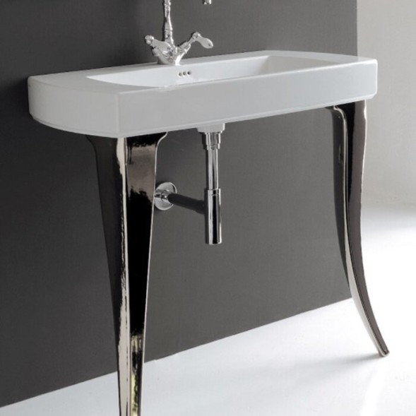 Ножки Artceram Jazz для раковины цвет Argento Silver JZC002 51 00